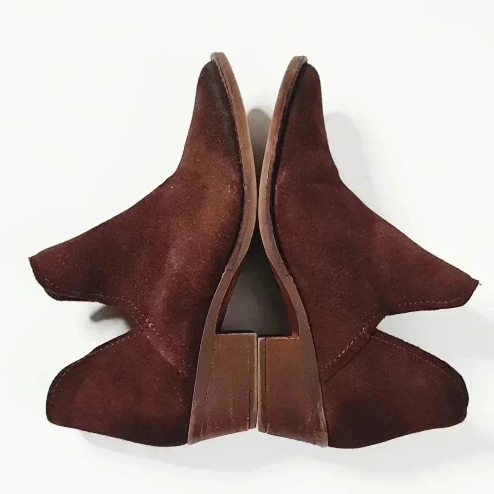 STEVE MADDEN Chesnut Ankle 100% Leather slip on Bootie  Boots 5.5 US - Picture 4 of 8